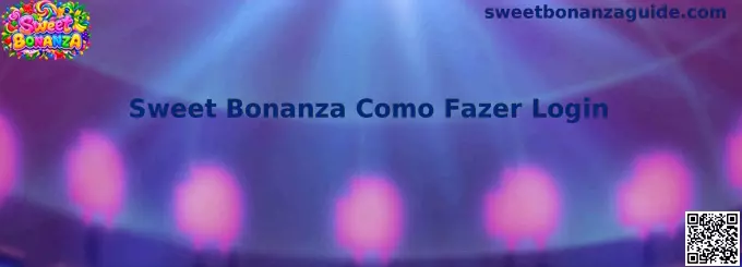 Ilustração do tutorial Sweet Bonanza Como Fazer Login