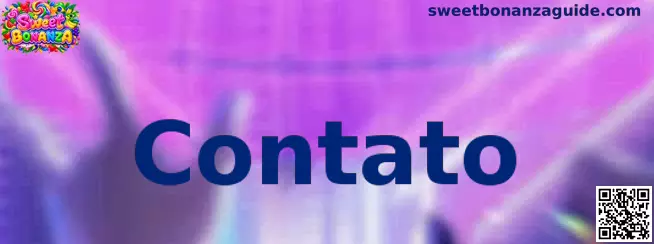 Página de contato da Sweet Bonanza